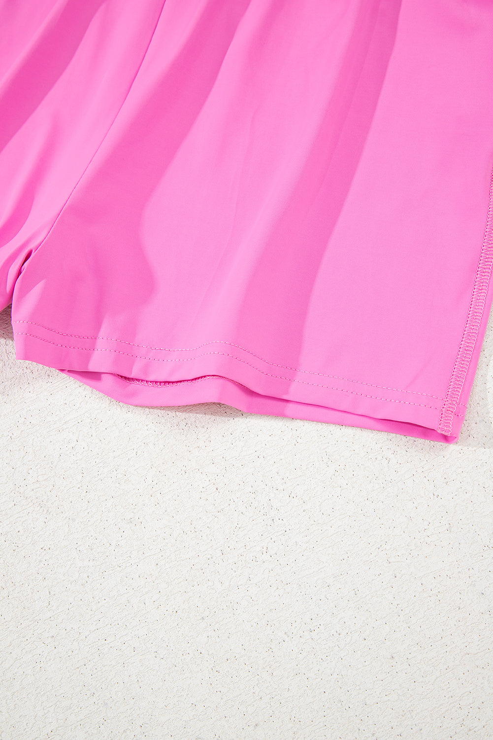 Bonbon Drawstring High Waist Lined Tennis Skort