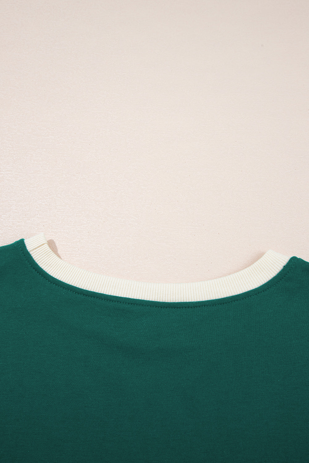 Moonlight Jade Colorblock Edge Drop Shoulder T Shirt and Skort 2Pcs Set
