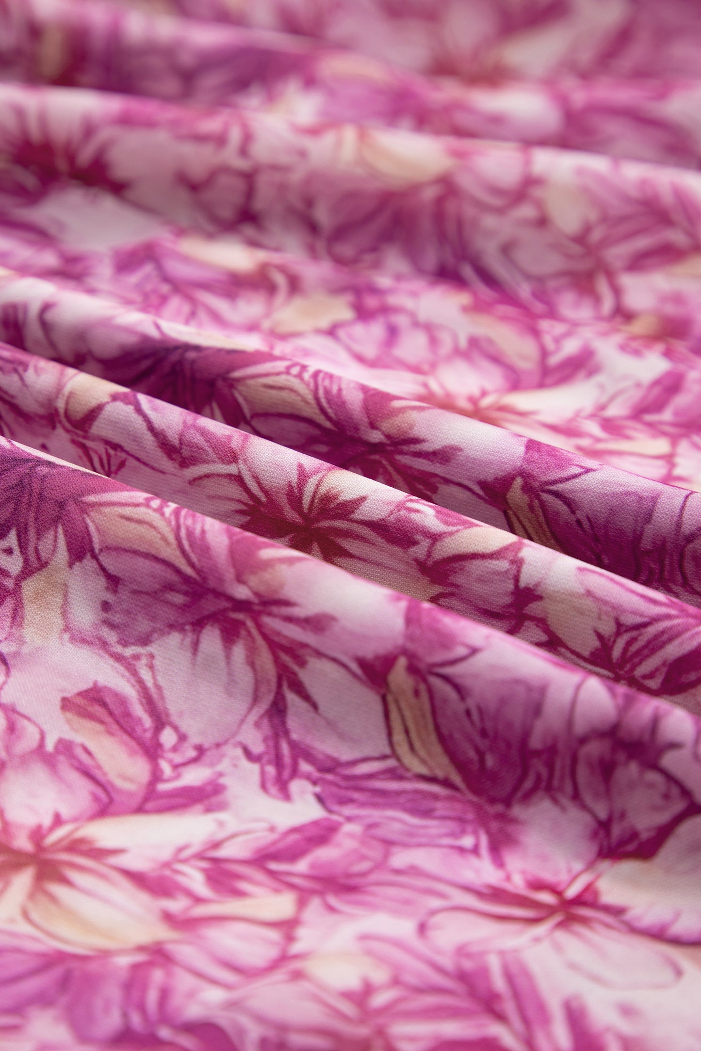 Purple Ribbed V Neck Tank Floral Contrast Patchwork Long Dress