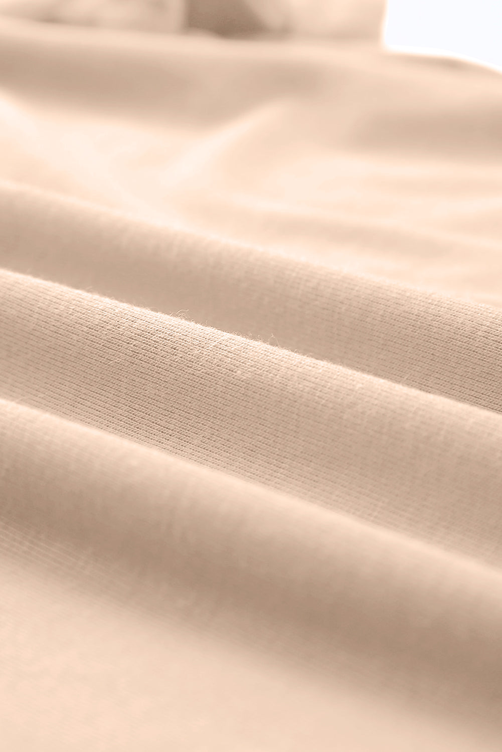 Sachet Pink Solid Color Basic Crew Neck Plain Tee