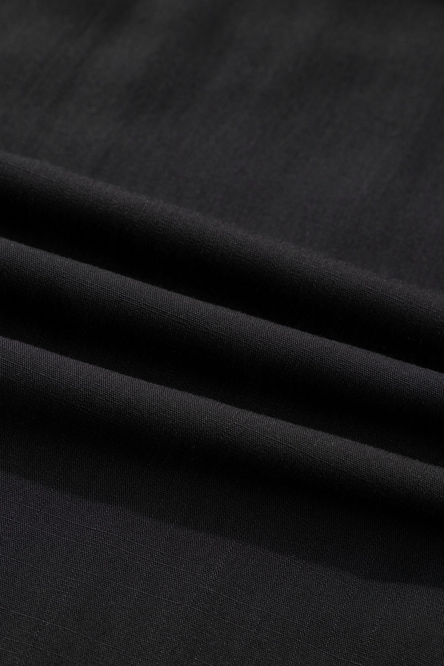 Black Contrast Leopard Trim Split Neck Long Sleeve Casual Midi Dress