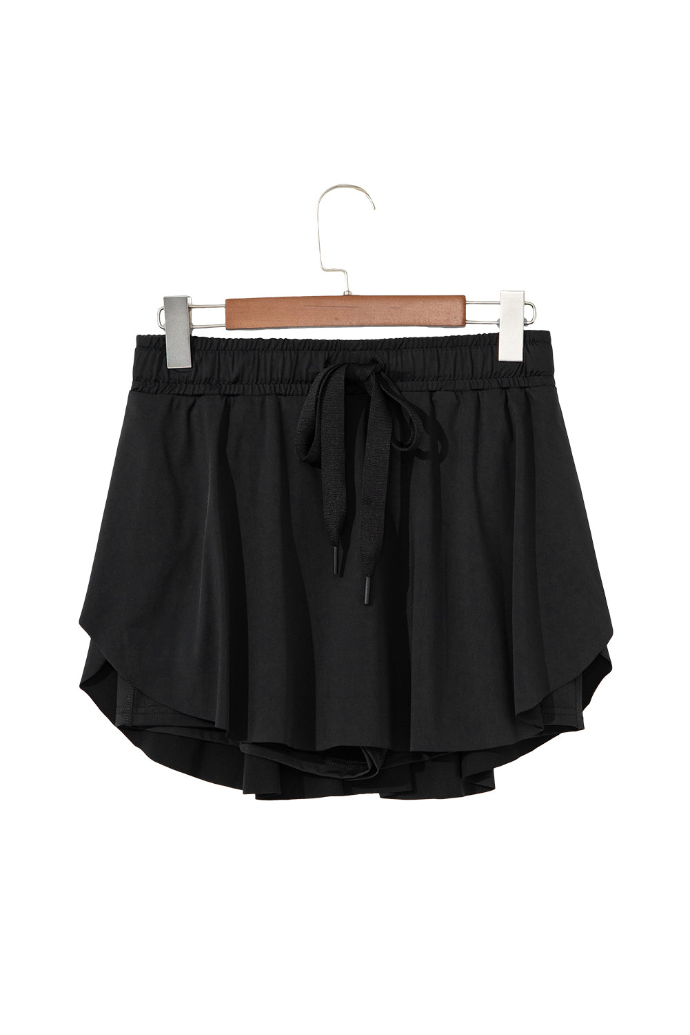 Bonbon Drawstring High Waist Lined Tennis Skort