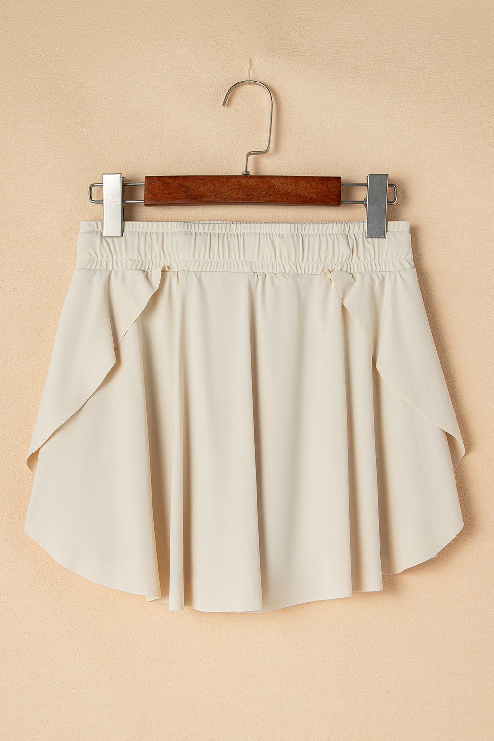 Bonbon Drawstring High Waist Lined Tennis Skort