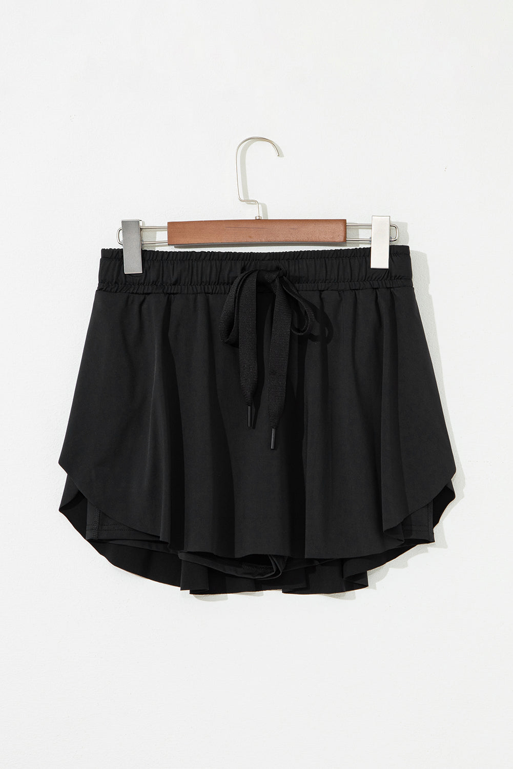 Bonbon Drawstring High Waist Lined Tennis Skort