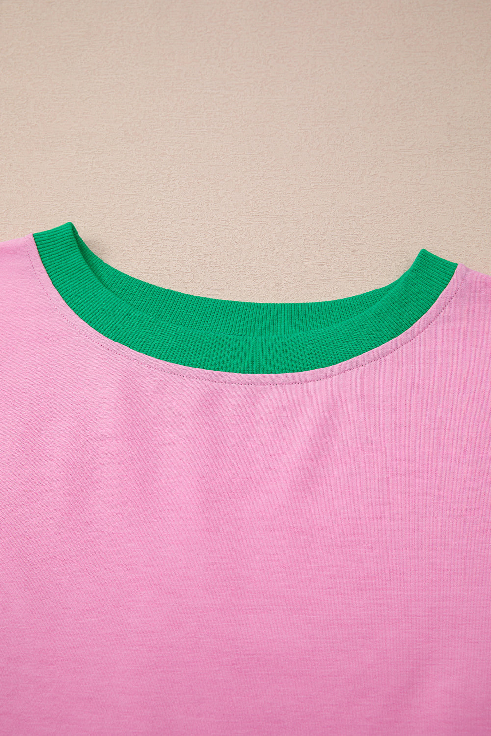Moonlight Jade Colorblock Edge Drop Shoulder T Shirt and Skort 2Pcs Set