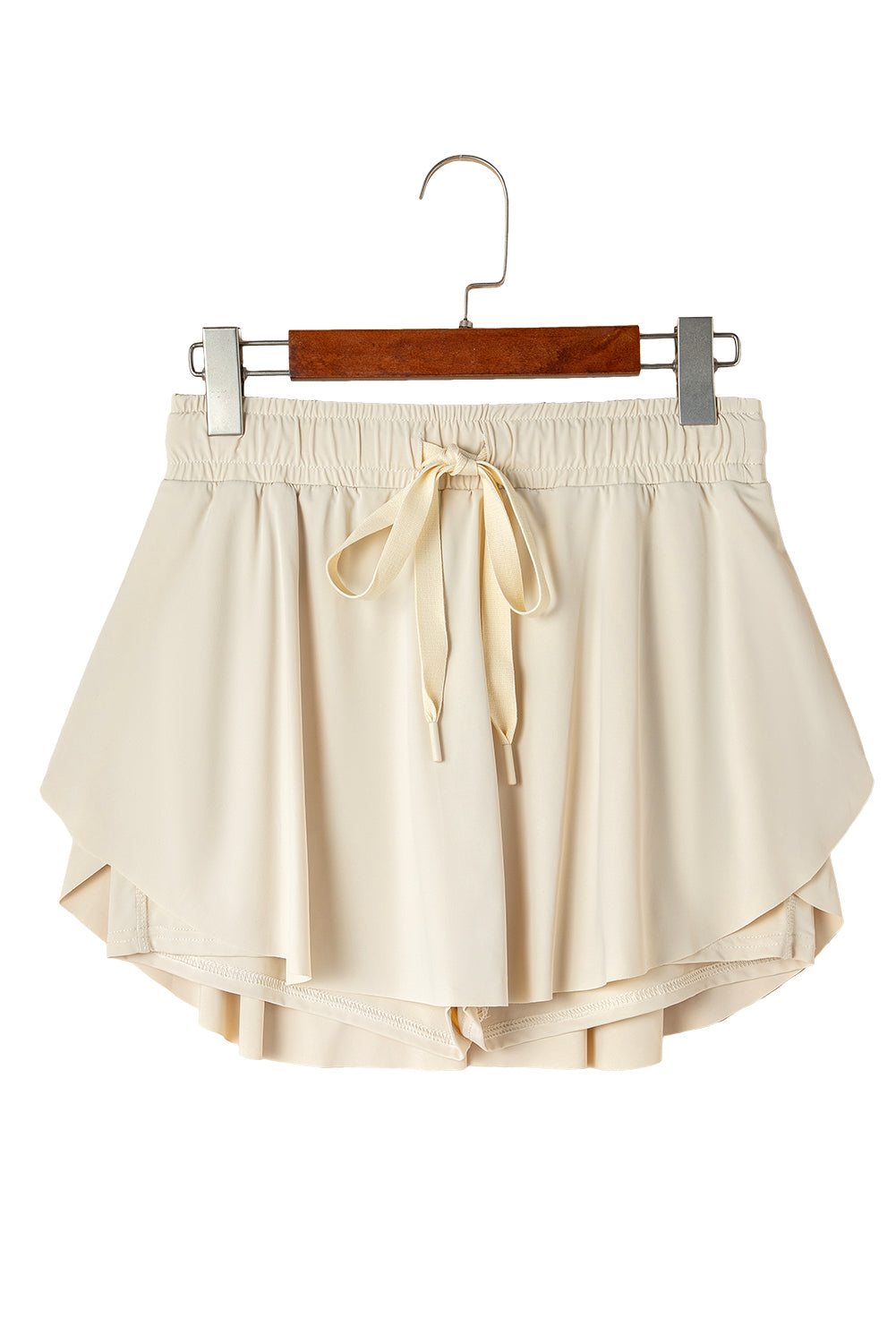 Bonbon Drawstring High Waist Lined Tennis Skort