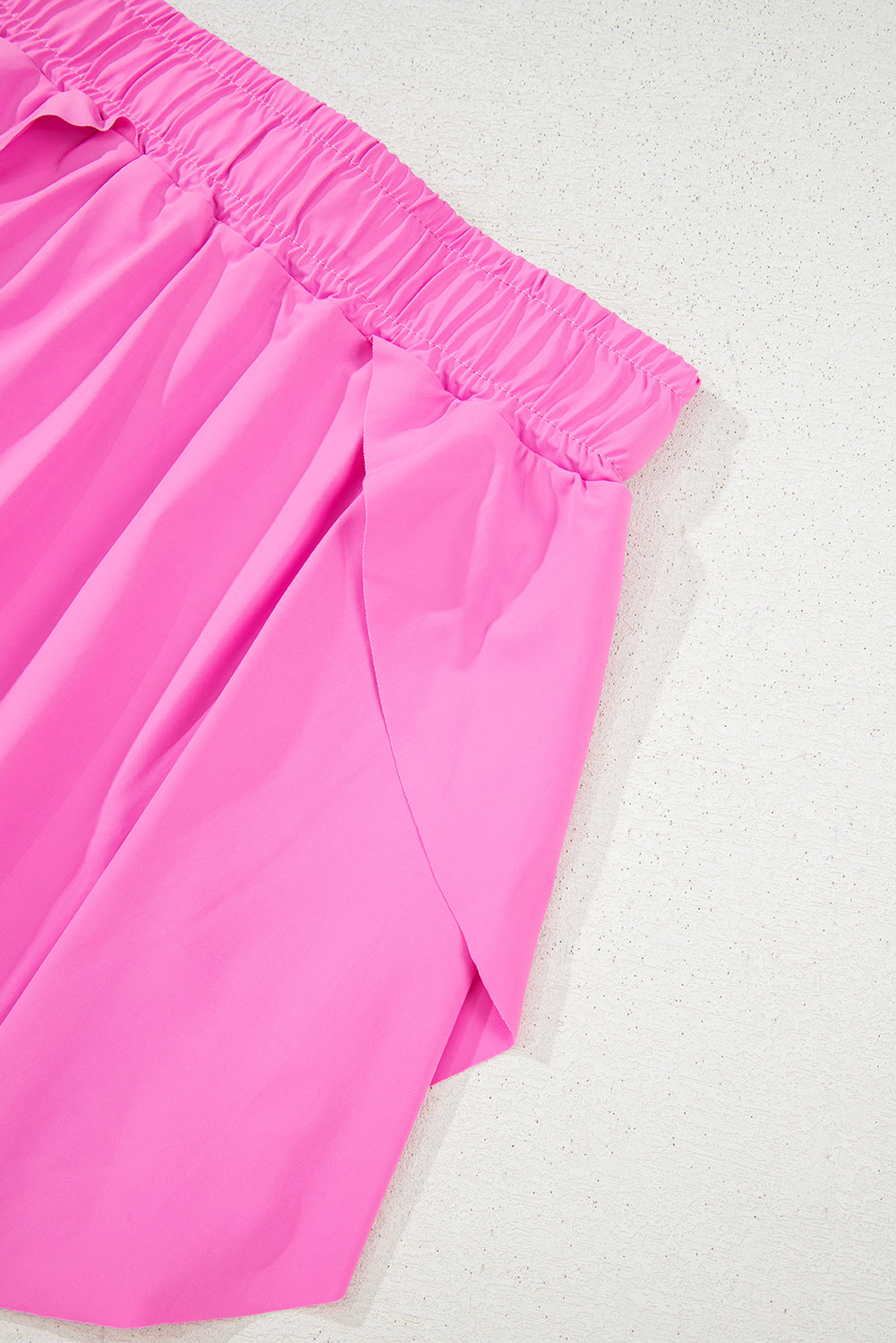 Bonbon Drawstring High Waist Lined Tennis Skort