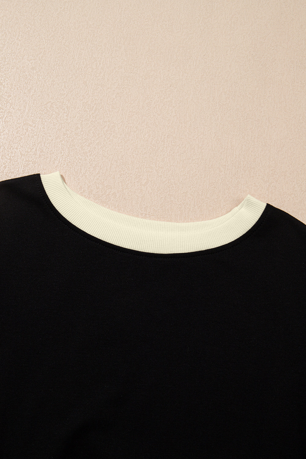 Moonlight Jade Colorblock Edge Drop Shoulder T Shirt and Skort 2Pcs Set