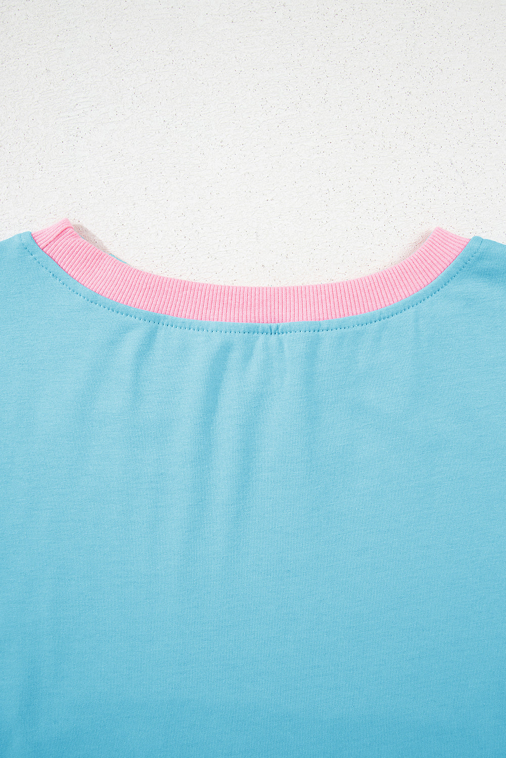 Moonlight Jade Colorblock Edge Drop Shoulder T Shirt and Skort 2Pcs Set