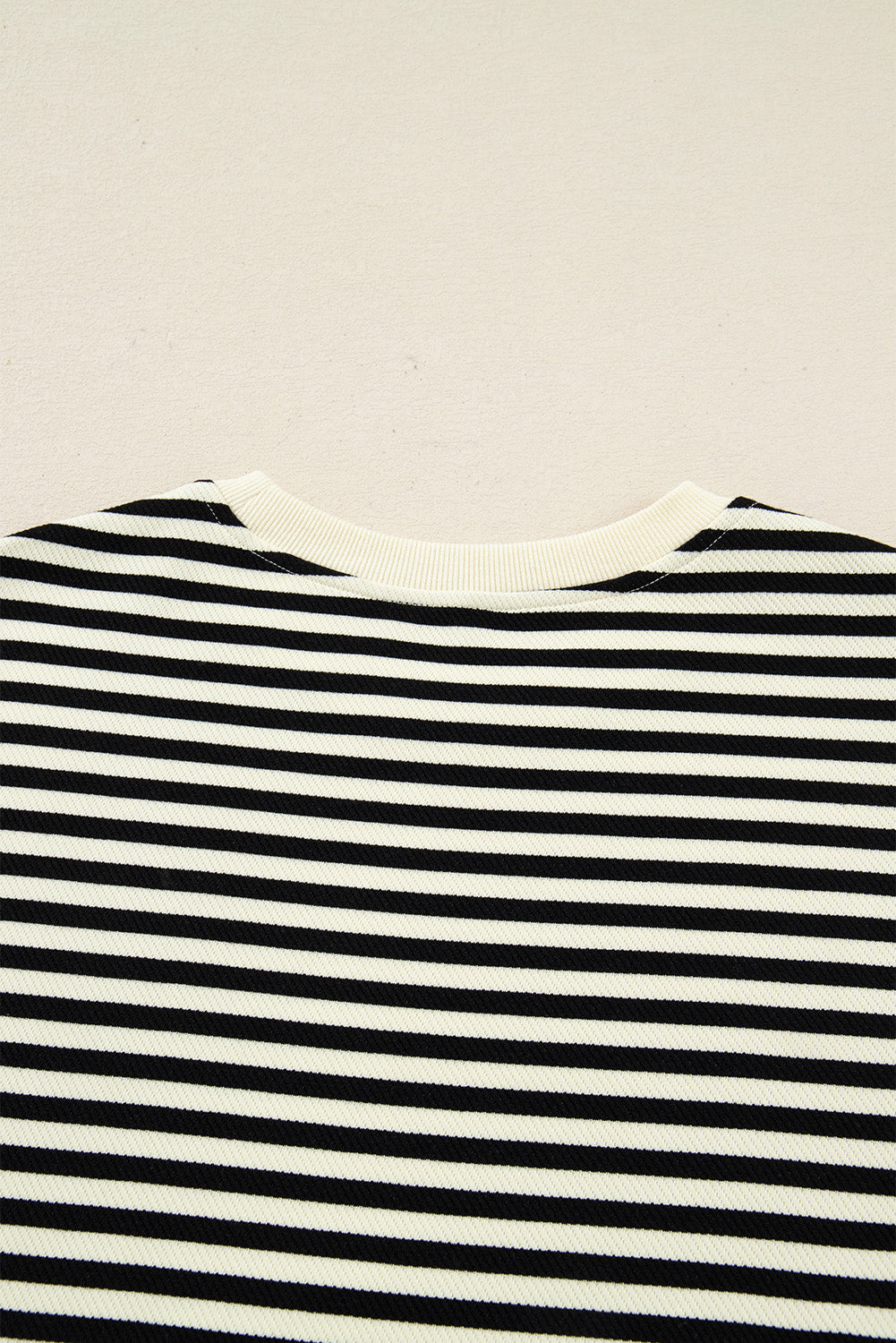 Black Stripe Textured Drop Shoulder Pullover Top Drawstring Mini Skort Two Piece Dress Set