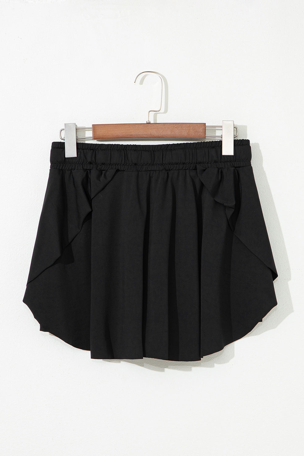Bonbon Drawstring High Waist Lined Tennis Skort